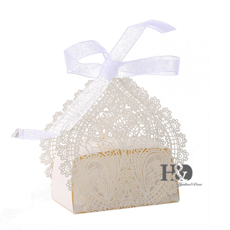 120 шт. коробка для конфет с лентами|bomboniere|bomboniere boxesbomboniere wedding |