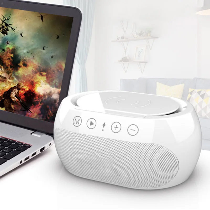 Беспроводное зарядное устройство Быстрая зарядка беспроводной связи динамик