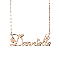 dannielle name necklace custom name necklace for women girls best friends birthday wedding christmas mother days gift