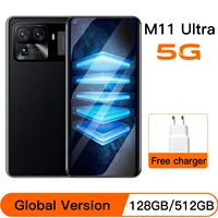 m11 ultra mobile phones 5g 16gb ram 512gb rom global version cellphones 10cores 24mp48mp smartphones andriod 10 6800mah face id