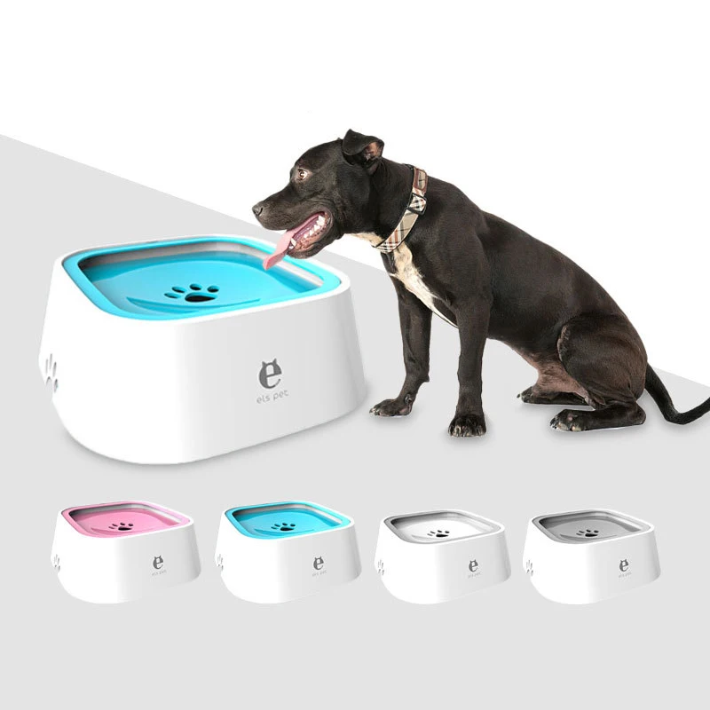 

Pet Dog Cat Bowl Floating Bowl Water Drinker Not Wet Mouth Splash Water Cat Bowl Not Sprinkler Water Dispenser Portable Dog Bowl