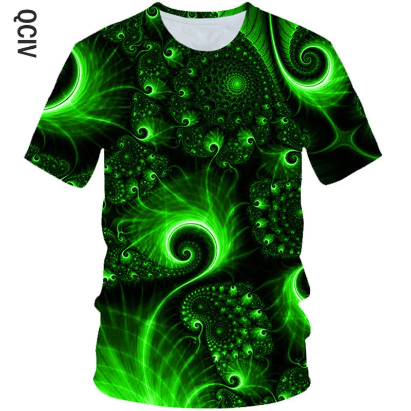 Летняя красочная крутая 3D футболка для мальчиков и девочек детская с принтом