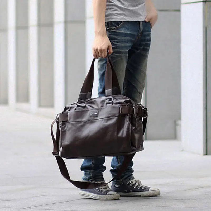 2020 Male Bag England Retro Handbag Shoulder Bag Leather Men Big Messenger Bags Brand High Quality Men's Travel Crossbody Bag
