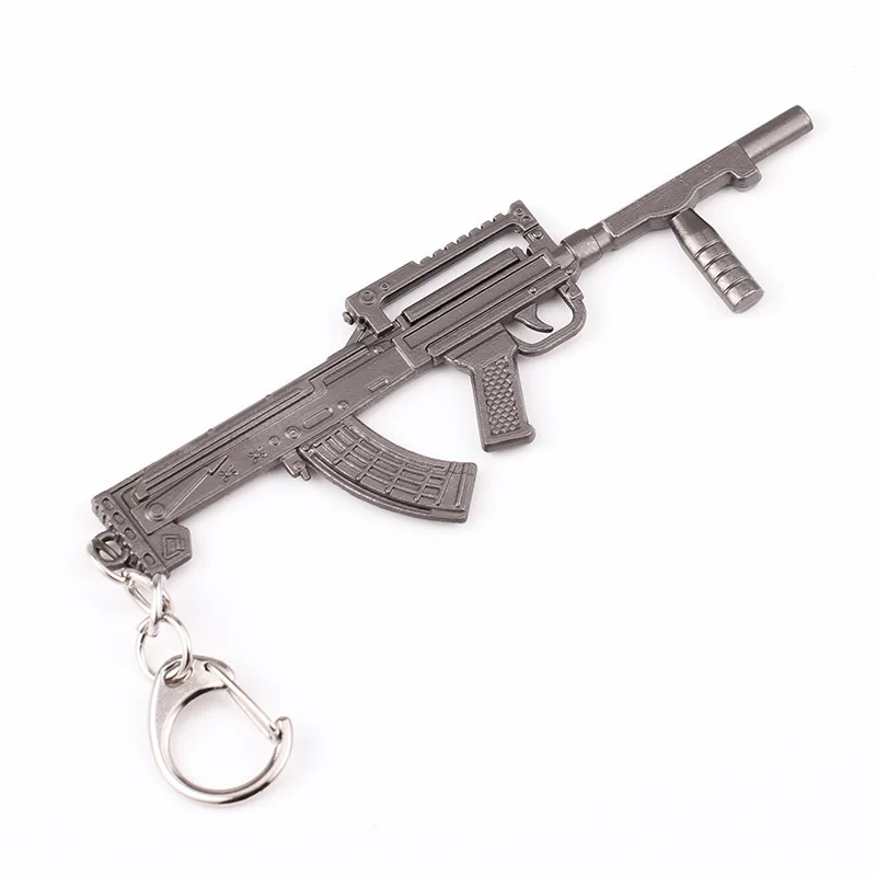 Брелок для ключей модель оружия снайперская винтовка AK 47 металлическая подвеска