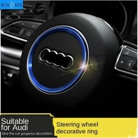 steering wheel cover ring car sticker for audi s line a3 a4 b8 b6 a6 a7 a8 c6 q3 q5 q7 a5 c7 tt decoration styling