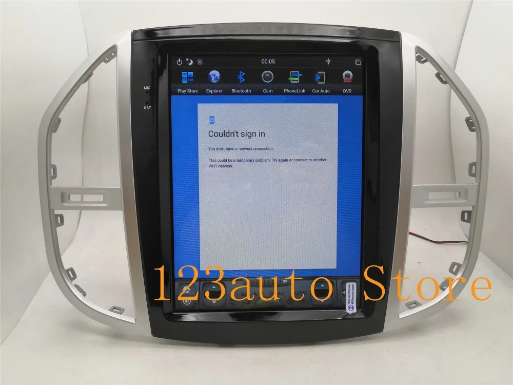 12,1 дюймов вертикальный Tesla стиль Android 8,1 автомобильный DVD gps плеер Авто Навигация радио для Benz mercedes VITO Metris