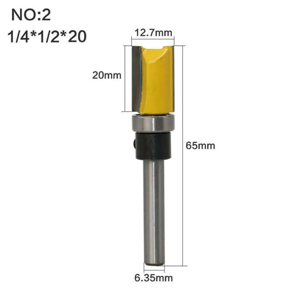 

Flush Pattern Bit Trim Carbide Workshop Supply Router Bits Top Bearing