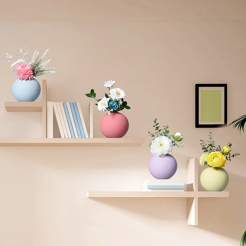 Модный керамический горшок для цветов бонсай скандинавский рабочий стол ваза