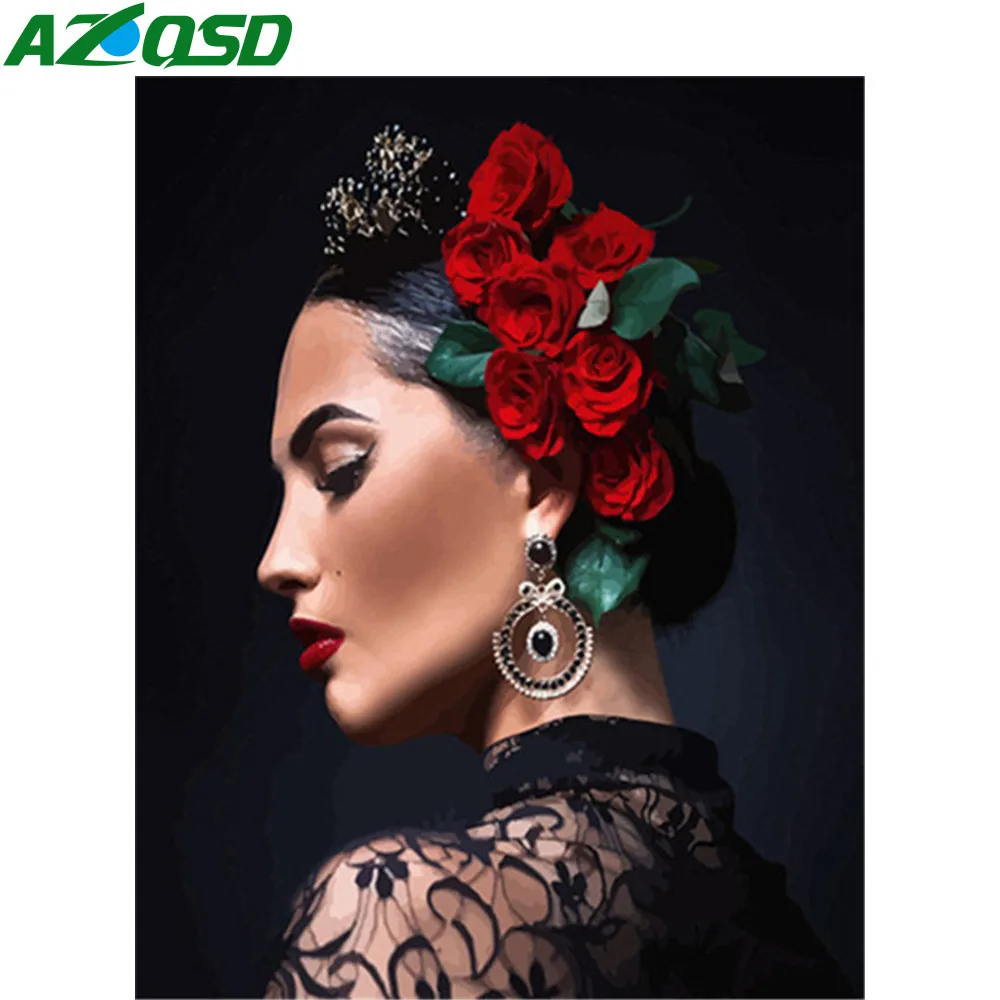 

Набор для рисования по номерам на холсте с рамкой