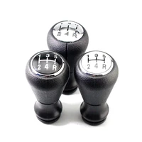 car gear shifter knob leather stick car gear shifter manual 5 speed shift lever for peugeot 106 206 306 406 407 107 207 307 205