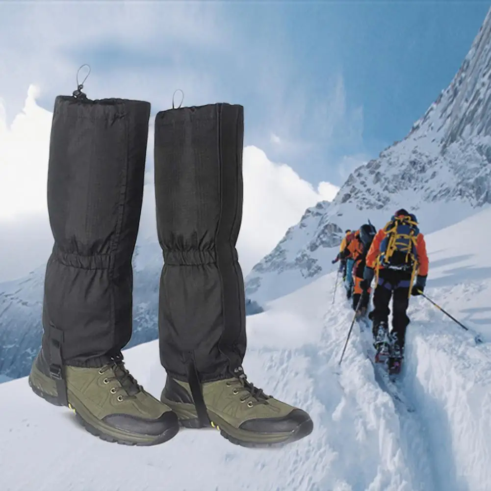 

1 Pair Waterproof Leg Covers Legging Gaiter Climbing Camping Hiking Ski Boot Outdoor Walking Breathable Gaiter Leg Cover