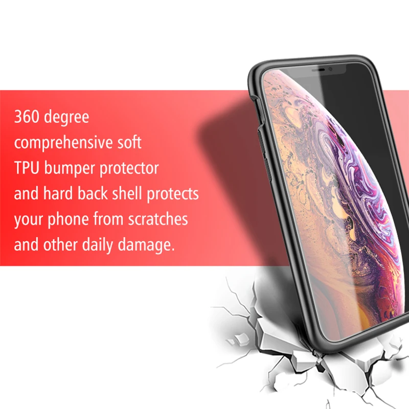 Чехол с внешним аккумулятором Leioua 5000 мАч для iPhone 11Pro 11pro Max чехол резервной