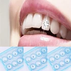Алмазный Бур, стоматологический материал, отбеливание зубов, шпильки для зубных протезов, акриловое Хрустальное украшение, гигиена полости рта, украшение для зубов, 10 шт.