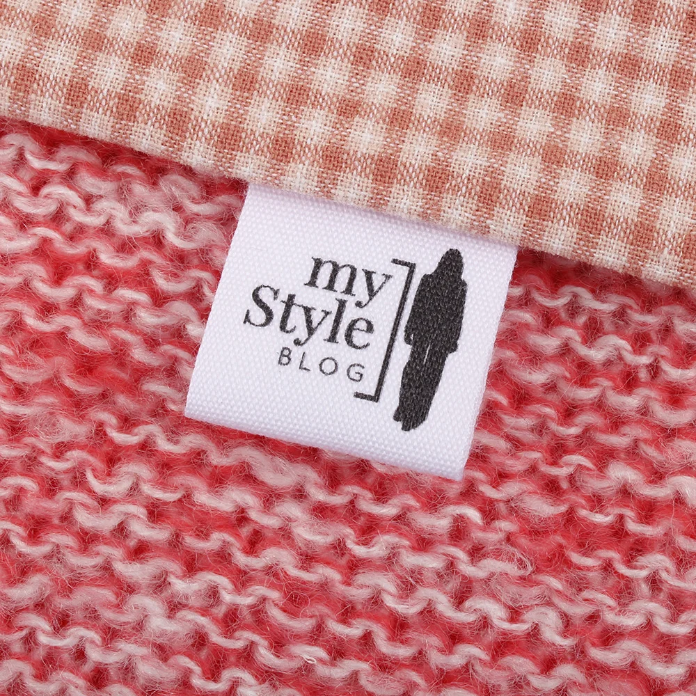 

Custom Fabric Labels, 100% Cotton Colorfast, Washable, Uncut, for Handmade Items, Crafts and Gifts(MD2055)