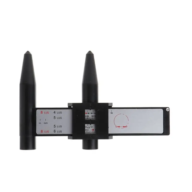 OOTDTY 4 5 6 8 отверстия Колесный Болт шаблон манометр Быстрое измерение ручной