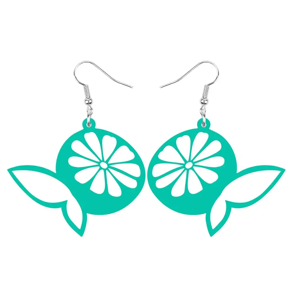 Акриловые большие полые ломтики лимона ARWA украшения для женщин подростков детей