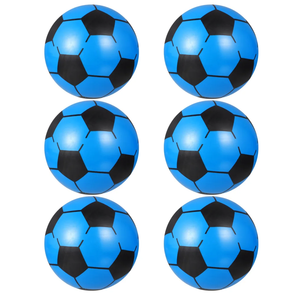 

6pcs Kids Soccer Sports Inflatable Soccer Football Training Props