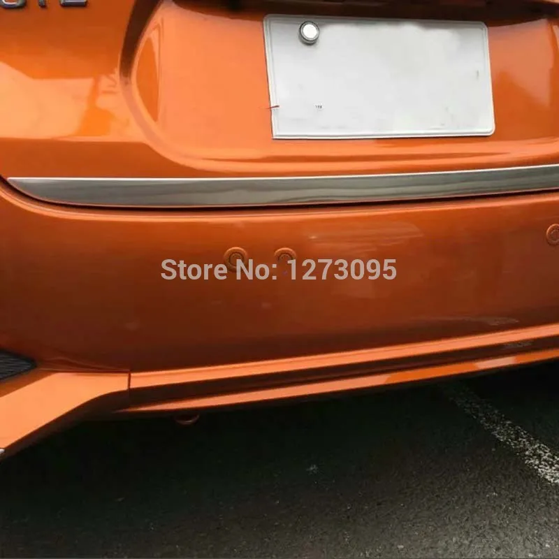 Для Nissan Note ABS Задняя Крышка багажника Крышка-дверца формовочная отделка защитная полоса Аксессуары для стайлинга автомобилей