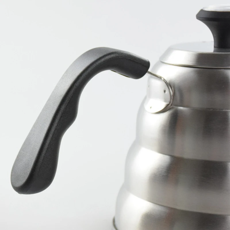1200 мл 304 нержавеющая сталь V60 капельный чайник с термометром для домашнего