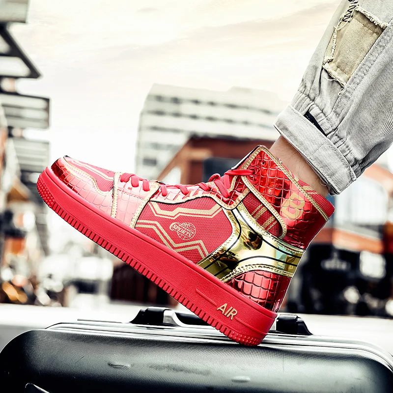 Кроссовки PARZIVAL высокие для мужчин и женщин Классическая Повседневная обувь