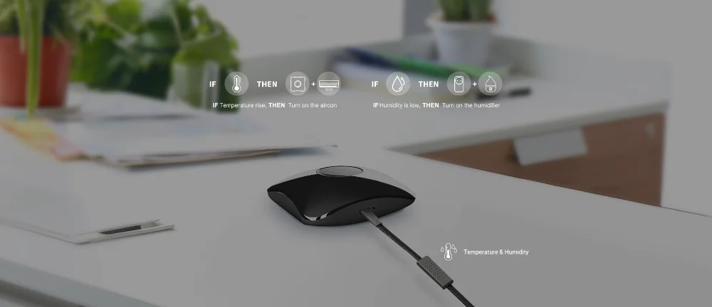 Аксессуар для датчика температуры Broadlink HTS2 USB кабель работает с дистанционным