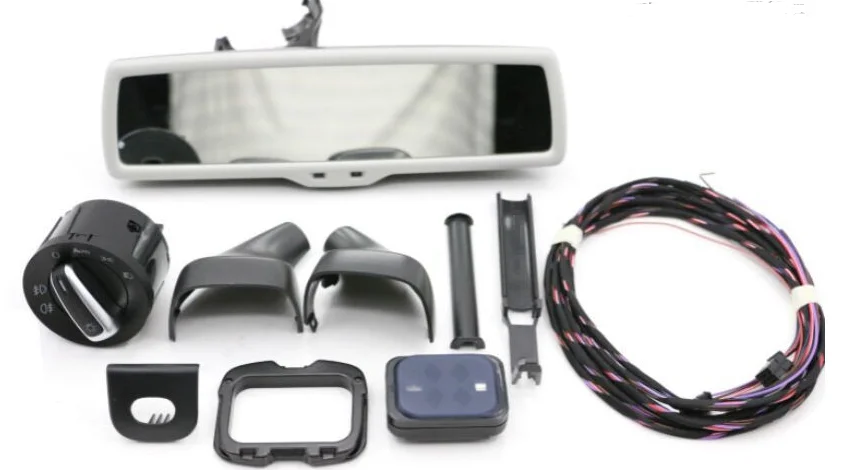 Автомобильное зеркало заднего вида с переключателем света + Датчик