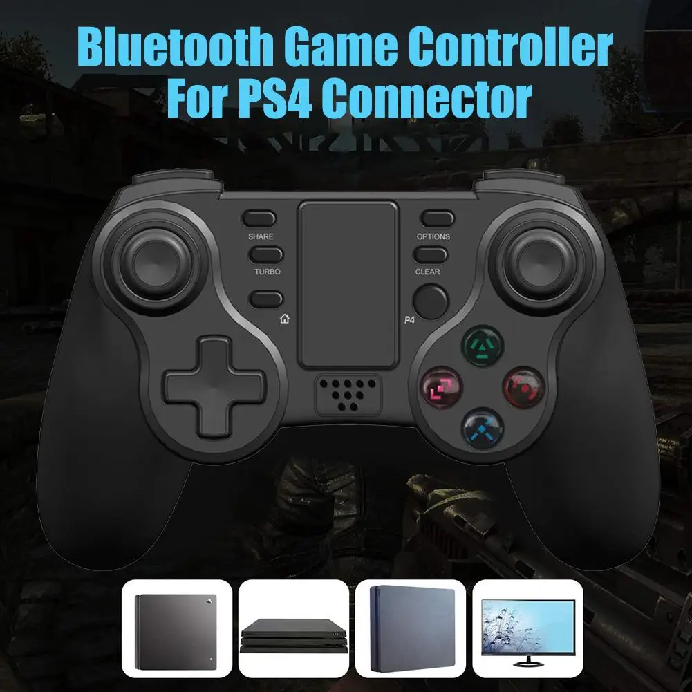 Беспроводной контроллер Bluetooth Вибрационный геймпад для PS4/PS 3/PC Беспроводная