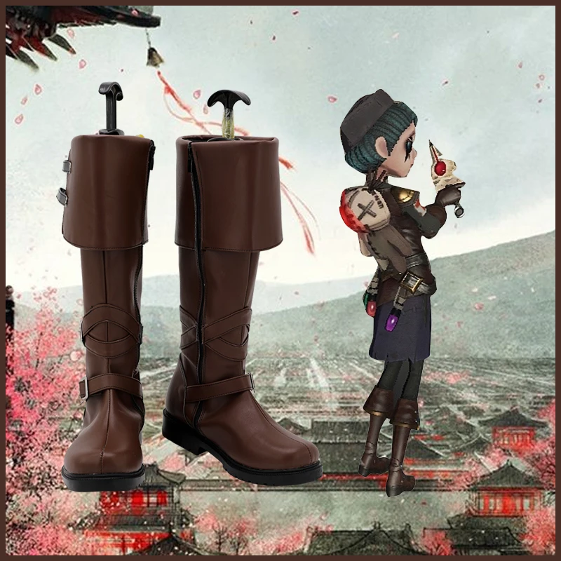 Identity Ⅴ Pirate With Doctor Cosplay Boots Shoes Halloween Cosplay Prop For Adult