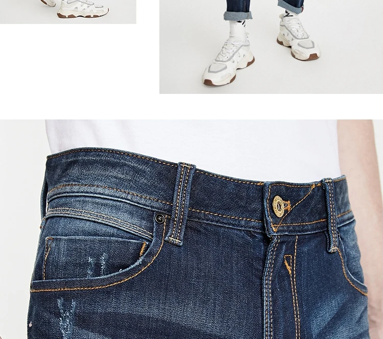 JackJones мужские модные трендовые узкие Стрейчевые джинсы, джинсовые штаны, мужская одежда 219132554