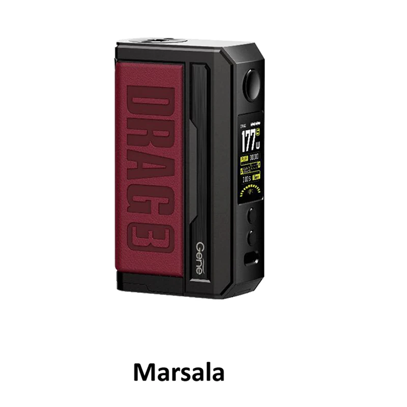 Оригинальный бокс мод Voopoo DRAG 3 TC 177 Вт вейп с поддержкой TPP Pnp картридж подставкой