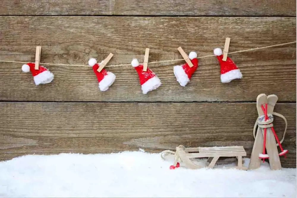 

SHENGYONGBAO Art Cloth Custom Photography Prop Christmas day theme Photo Studio Background HC19046-2231