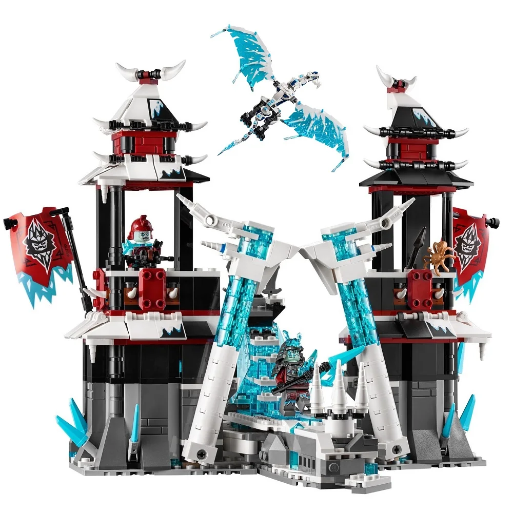 1260 шт Кирпичи Строительные блоки замок оставленного императора игрушки для