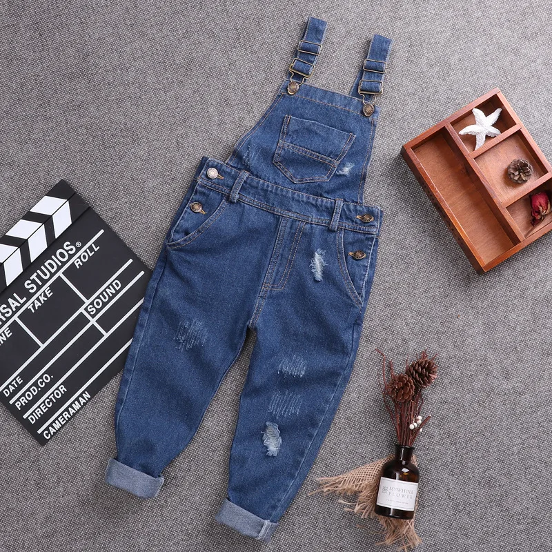 Детская одежда комбинезоны коллекция 2019 года сезон весна осень джинсовые брюки