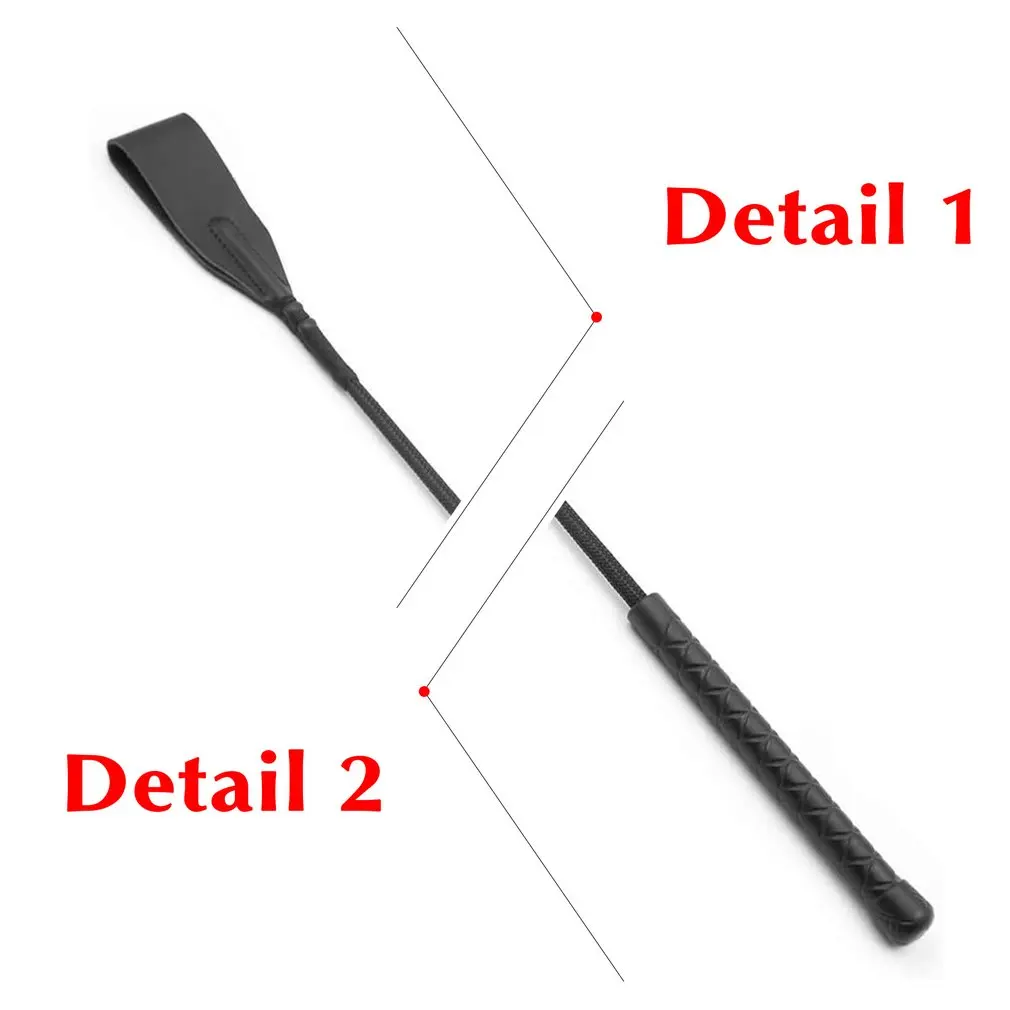 Плетка из ПУ кожи с пластиковой ручкой для флирта БДСМ бондаж секс эротические