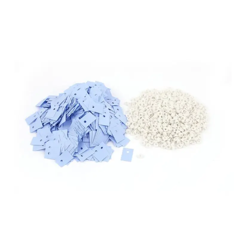 

300PCS Boxed TO-220 Silicone Film Tube Silicone Gasket Thermally Conductive Sili