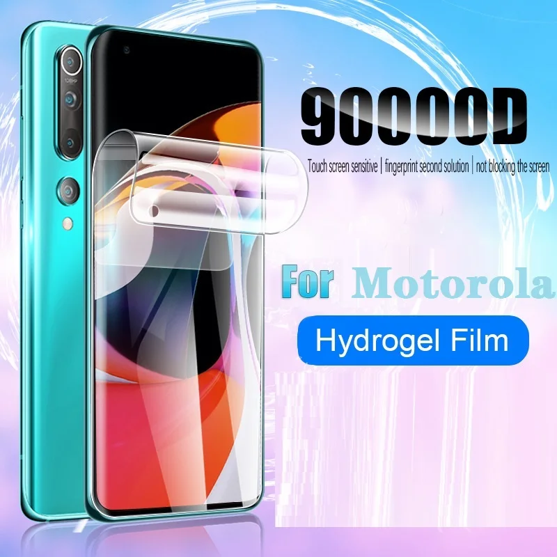 Гидрогелевая пленка для Motorola Moto G9 G8 G10 G30 E6 G E6s E6i E7 Power Plus Pro Защита экрана One Action Vision