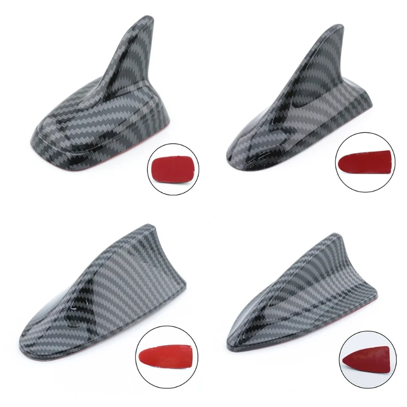 

N0HF Plastic Car Shark Fin Antenna Vehicle External Decorative Supplies Roof Antenna Universal Car Accessories