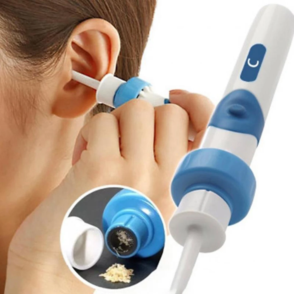 Electric Ear Cleaner Painless Cleaning Spiral Ear-Cleaning Device Cordless Portable Ear Wax Remover Vacuum  Dig Wax Earpick