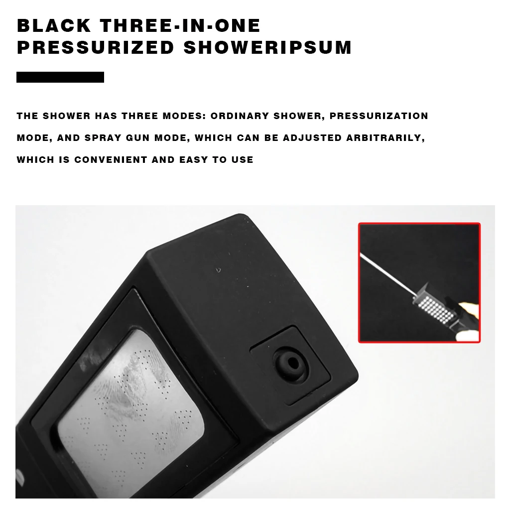 Насадка для душа тропический душ 3-в-1 двусторонняя насадка-распылитель воды и