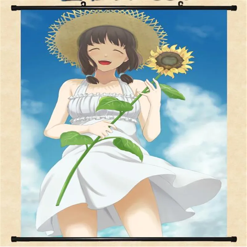 

Японское декоративное изображение аниме Amagami Morishima Haruka & Tanamachi Kaoru & Nanasaki Ai домашний Декор настенный прокрутка постер