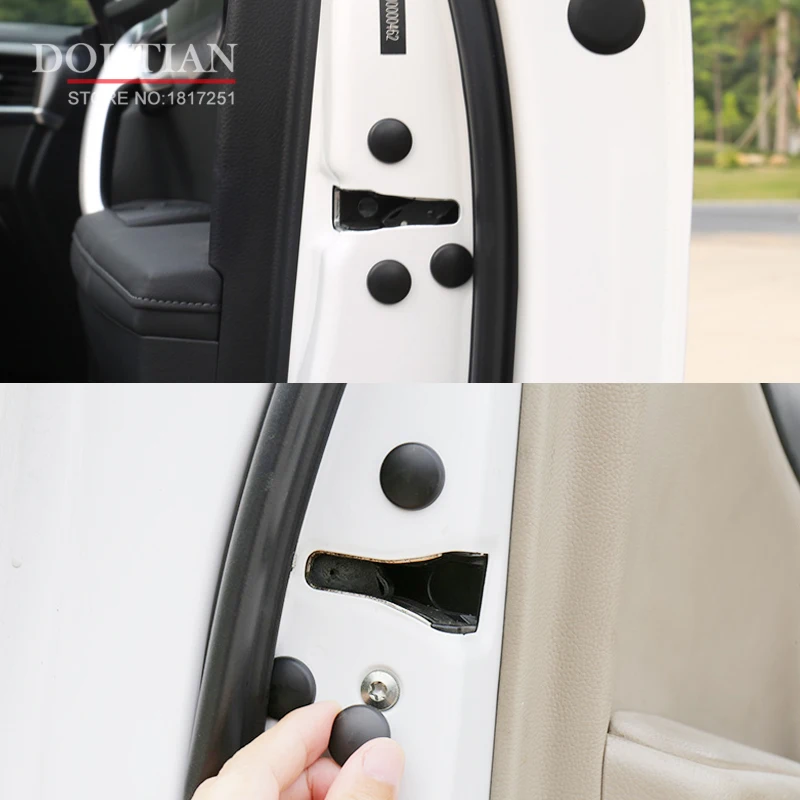 Car Styling Door Lock Screw Protection Cover For Toyota Corolla Accessories 2008 2011 2014 2019 2020 E120 E150 | Автомобили и