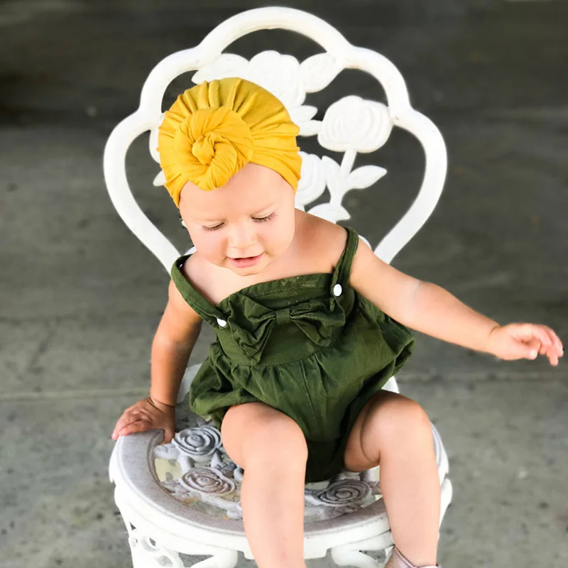 Новая модная шапка пончик для маленьких мальчиков хлопковая эластичная шапочка