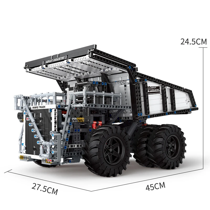 Детские игрушки сделай сам строительные блоки кирпичи MOC High-Tech горный экскаватор