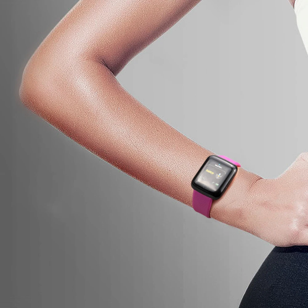 Смарт браслет KEBIDU цветной экран пульсометр мониторинг кровяного давления