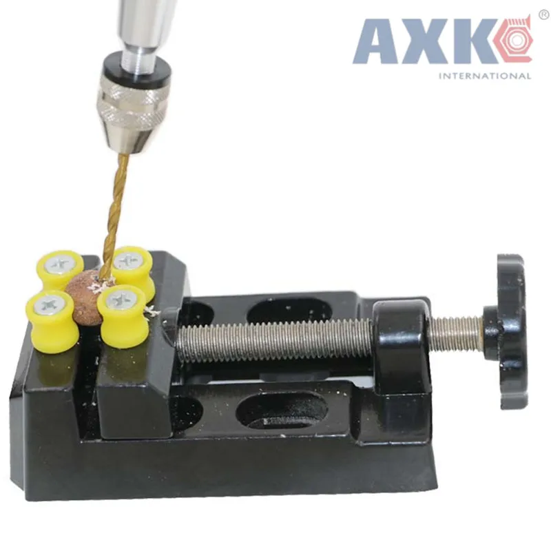 Мини алюминиевая ручная дрель с быстрозажимным патроном + 50 титановых сверл