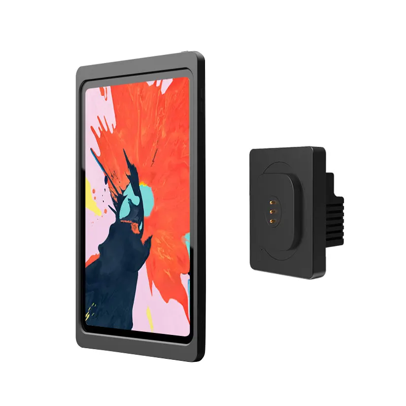 Online Tablet IPad Supporto Per Montaggio A Parete Caricabatterie Uscita 5V 2A Adattatore Per Supporto Di Ricarica Wireless Per IPad Pro 12.9 Pollici Con Forte Magnetico