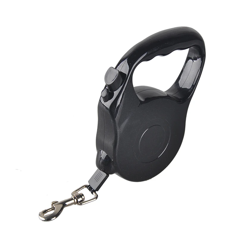 Новый Выдвижной Поводок для питомцев 3 м 5 поводок с одной рукой обучения щенков