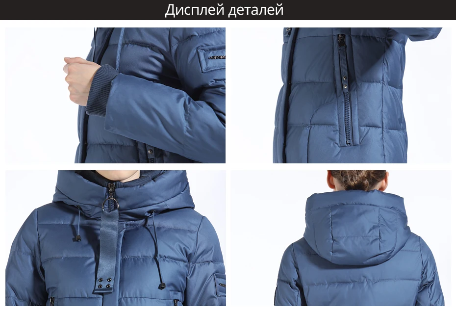 GASMAN Новая Зимняя Коллекция Зимнее Женское Пальто Средней Длины Модный Пуховик Женский Мод С Капюшоном Теплая Зимняя Куртка Для Женщин Пуховики Европейский Пошив Открытое Пальто