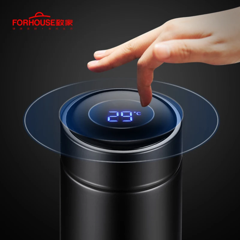 304 бутылка для воды из нержавеющей стали с вакуумной изоляцией термос умный