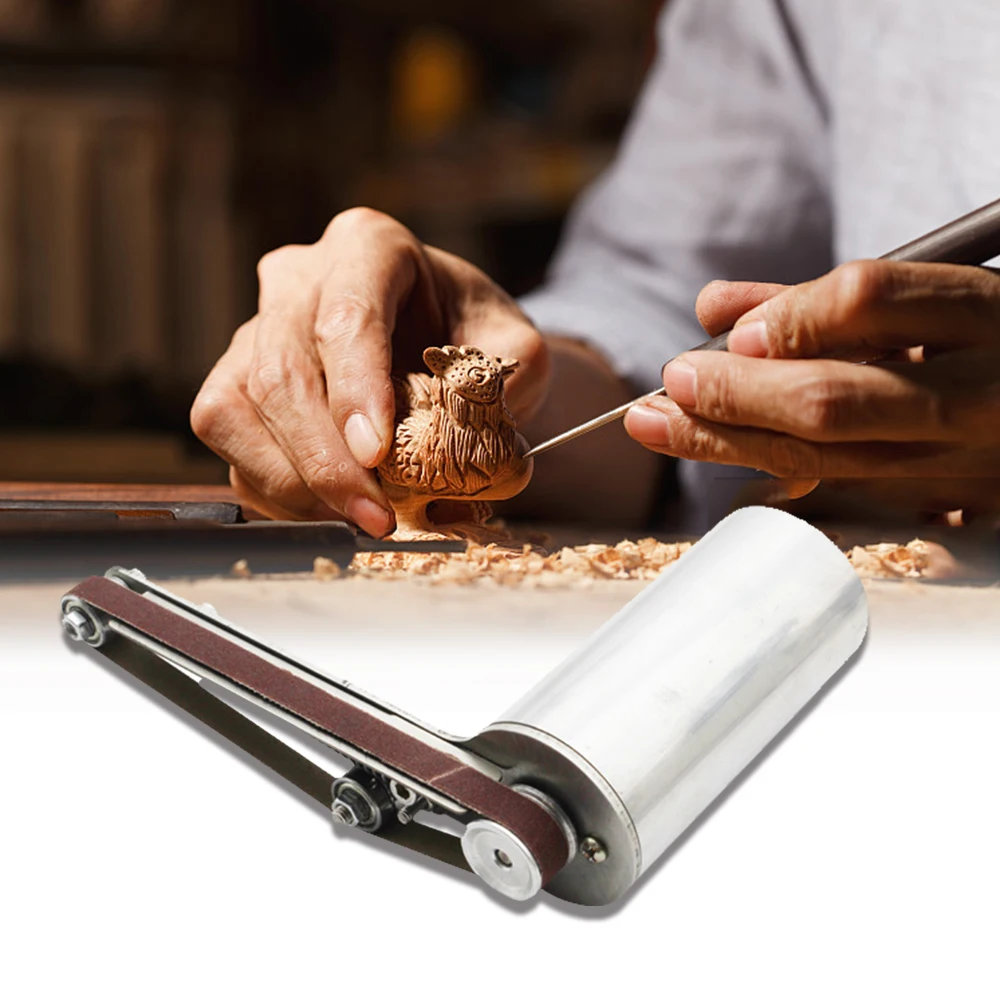 Ручной мини 24 в 90 Вт Электрический полировщик из нержавеющей стали ленточный